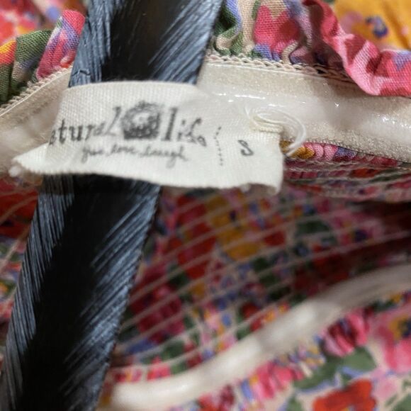 Natural Life Maxi Skirt dress floral Cottage Prairie Size Small - Picture 13 of 13